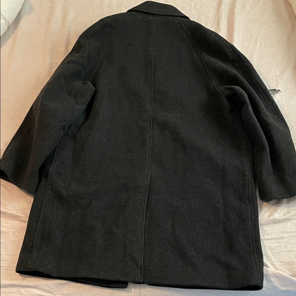 Everlane Men's Dark Wool Driving Coat - Picture 10 of 11